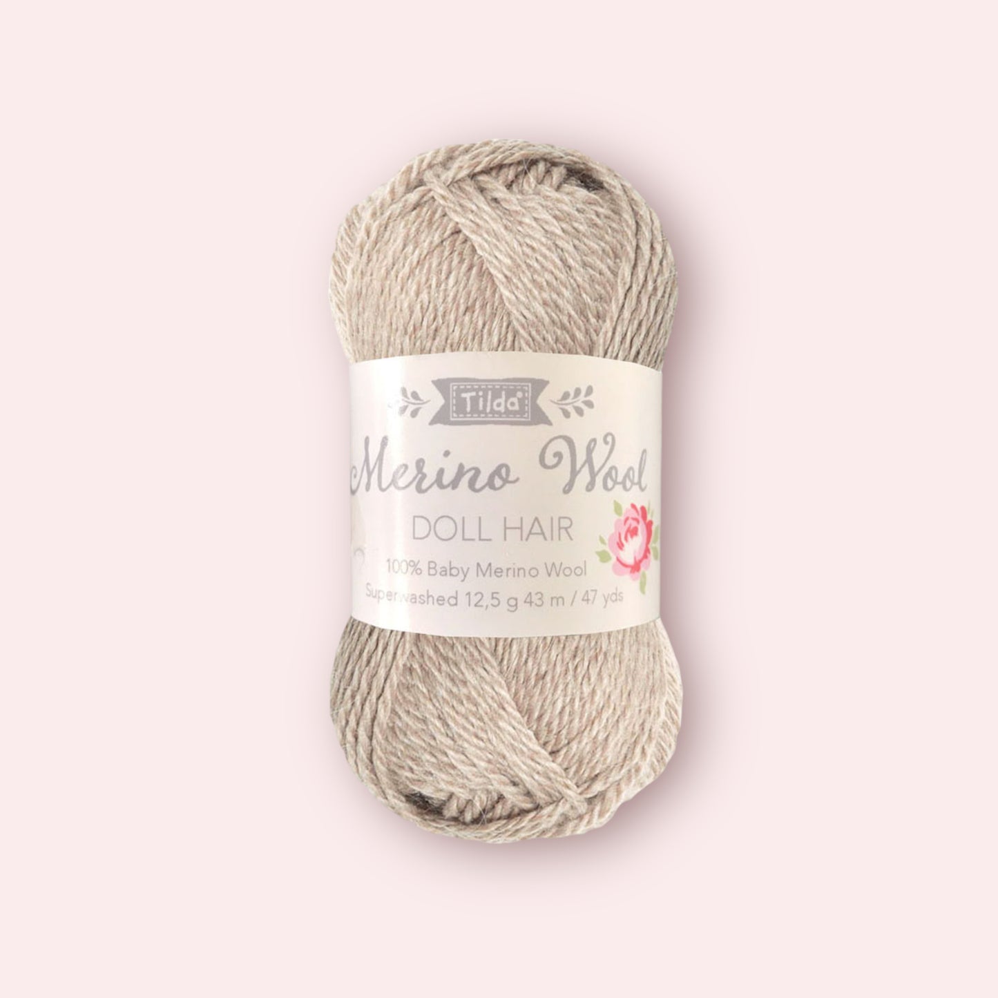 Tilda - Baby Merino Wool - Poppenhaar / Doll hair - 140052 - Blonde - 12,5 gram