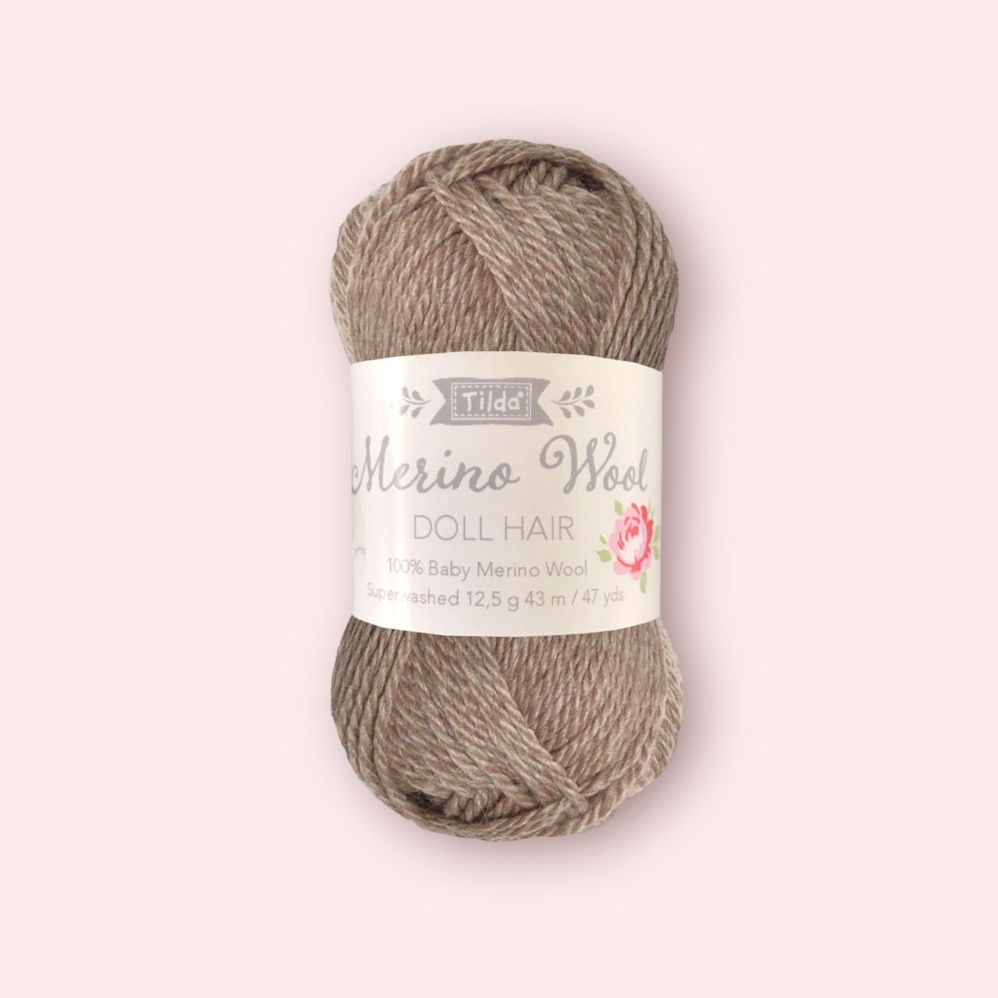 Tilda - Baby Merino Wool - Poppenhaar / Doll hair - 140053 - Ash Blonde - 12,5 gram