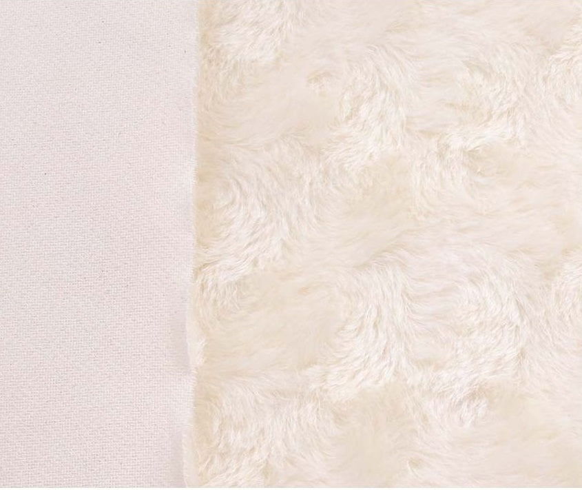 Mohair - dicht gekruld - ca 20mm pool - 140 cm breed - wit -154-150