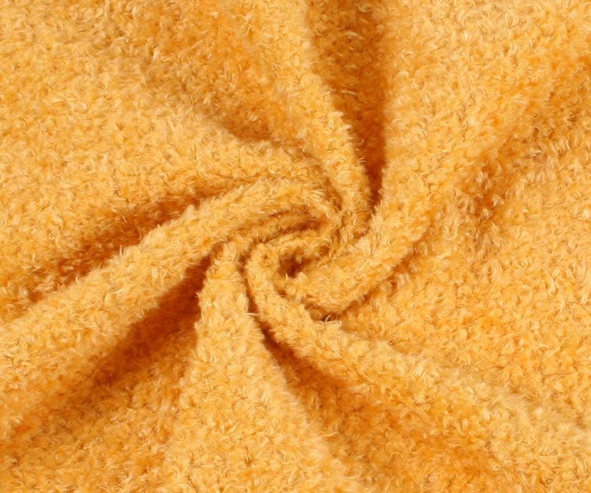 Viscose - middeldicht - gekruld - ca 7mm pool - antiek geel (4075)