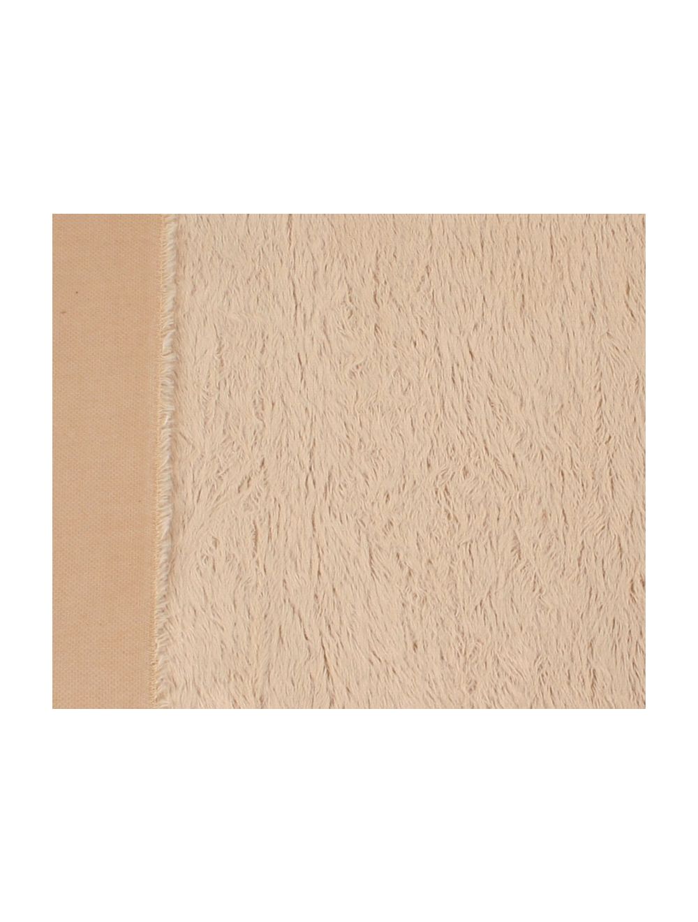 Viscose - middeldicht - recht - ca 6mm pool - 140cm breed - camel (4090)