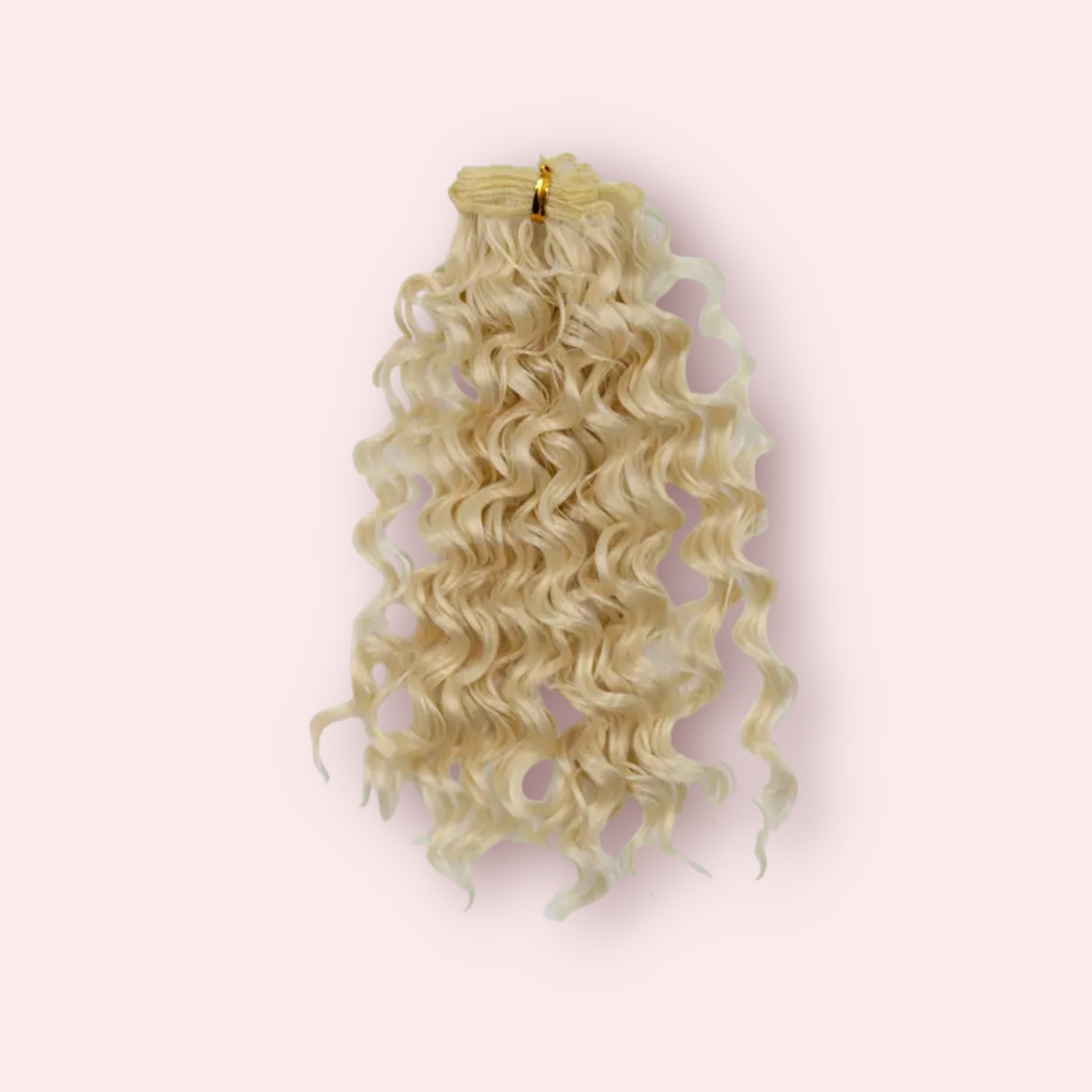 Poppenhaar Wafel - 25 x 100 cm