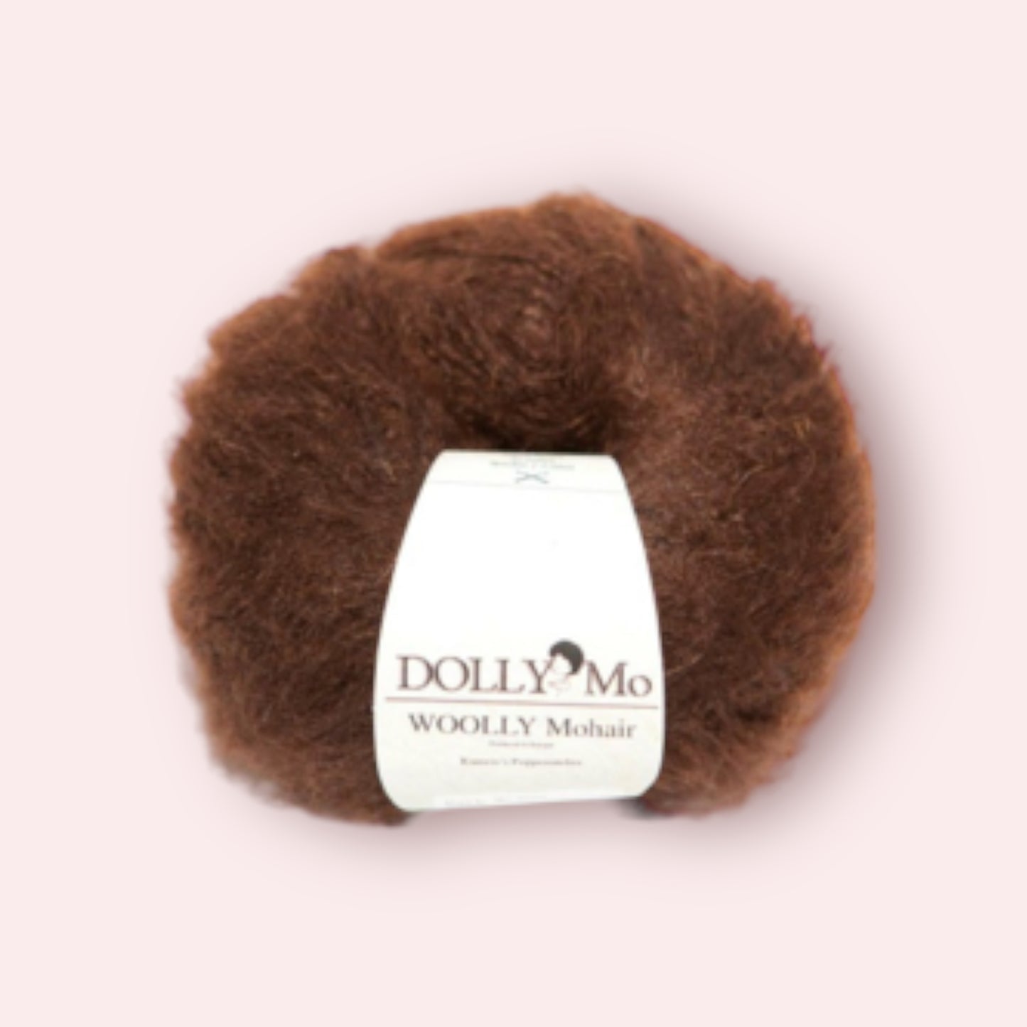 DollyMo Woolly Mohair - Donkerbruin / Dark Brown - 50 gram - 90 m
