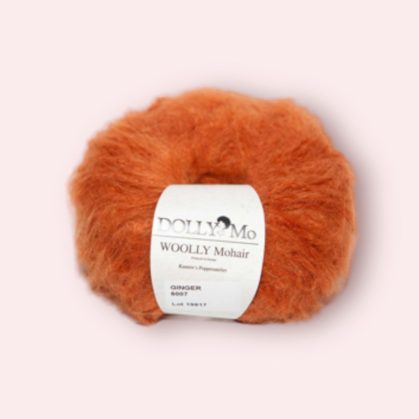 DollyMo Woolly Mohair - Gember / Ginger - 50 gram - 90 m