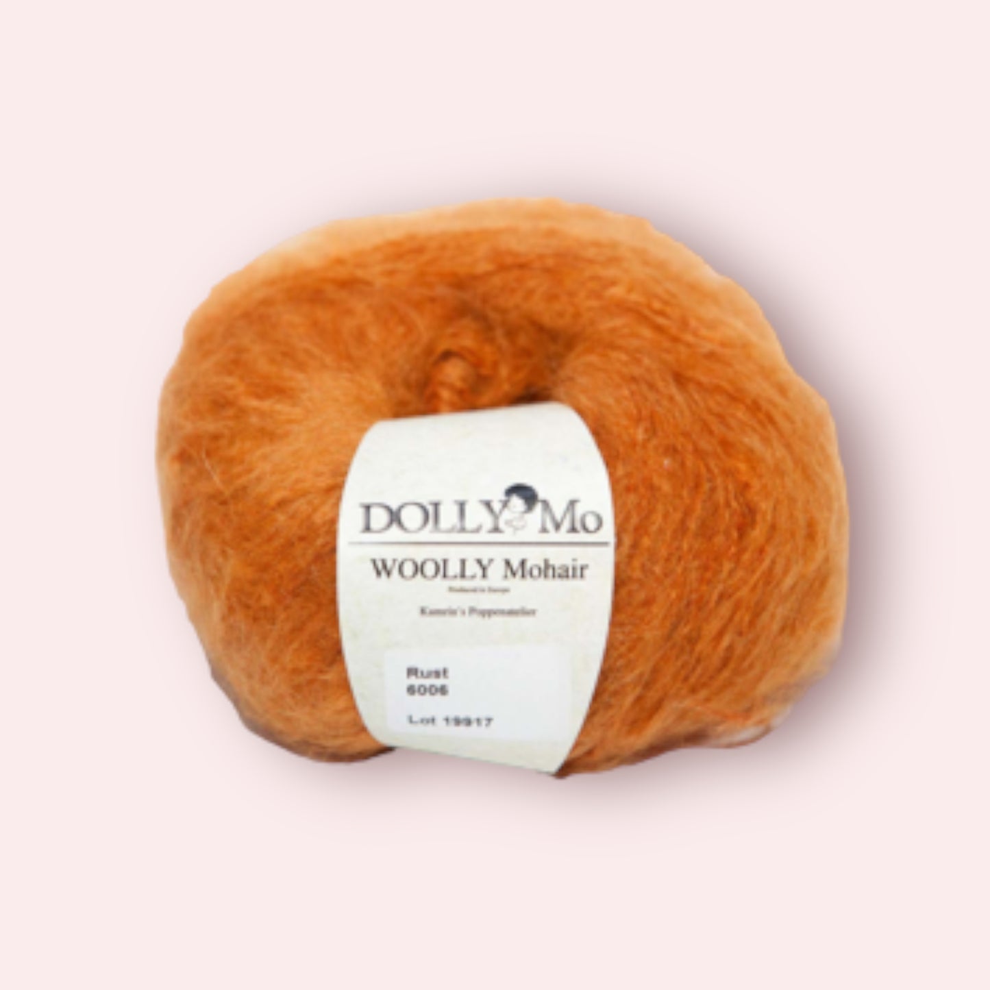 DollyMo Woolly Mohar - Roest / Rust - 50 gram - 90 m