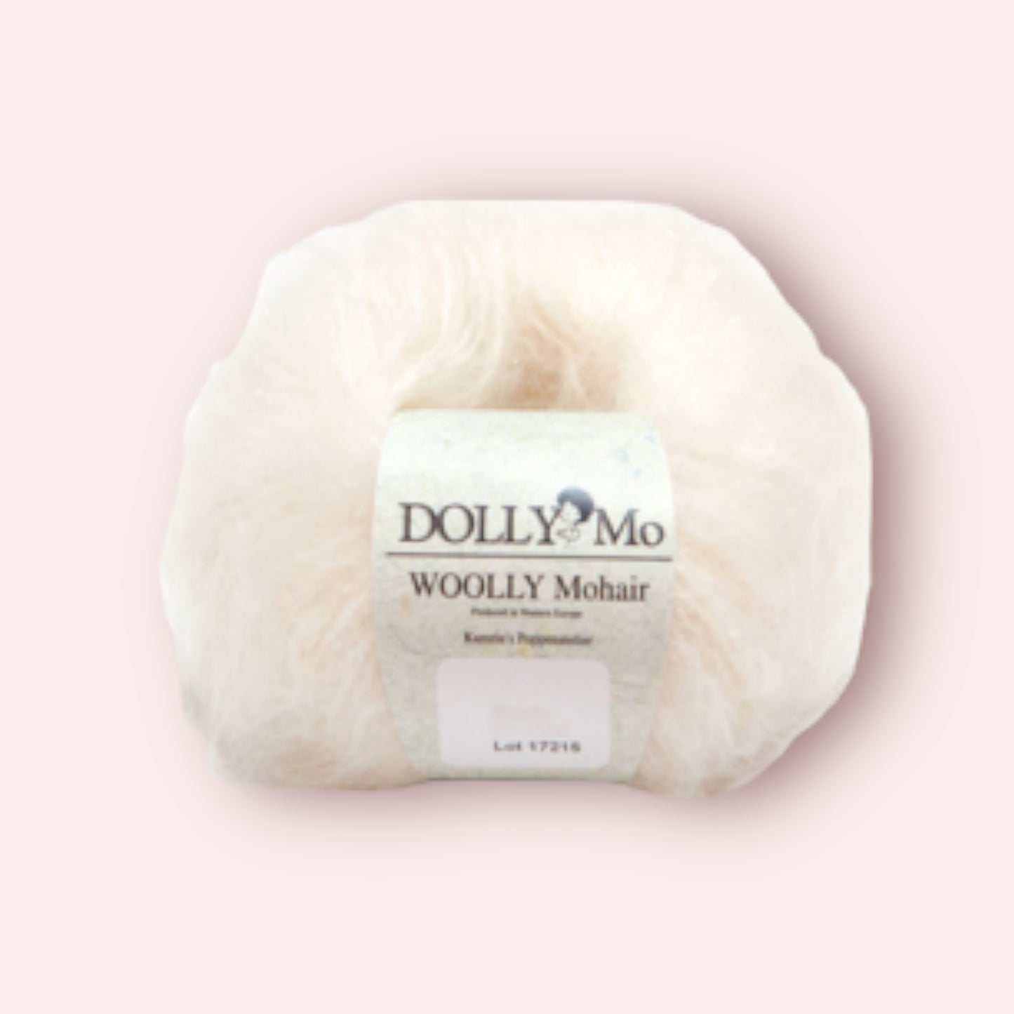 DollyMo Woolly Mohair - Sneeuwwit / Snow White - 50 gram - 90 m