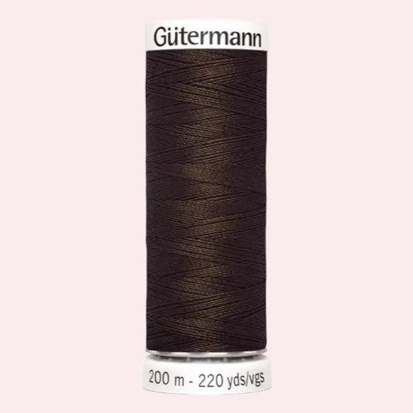 Gütermann Allesnaaigaren - 406 - donkerbruin - 200m