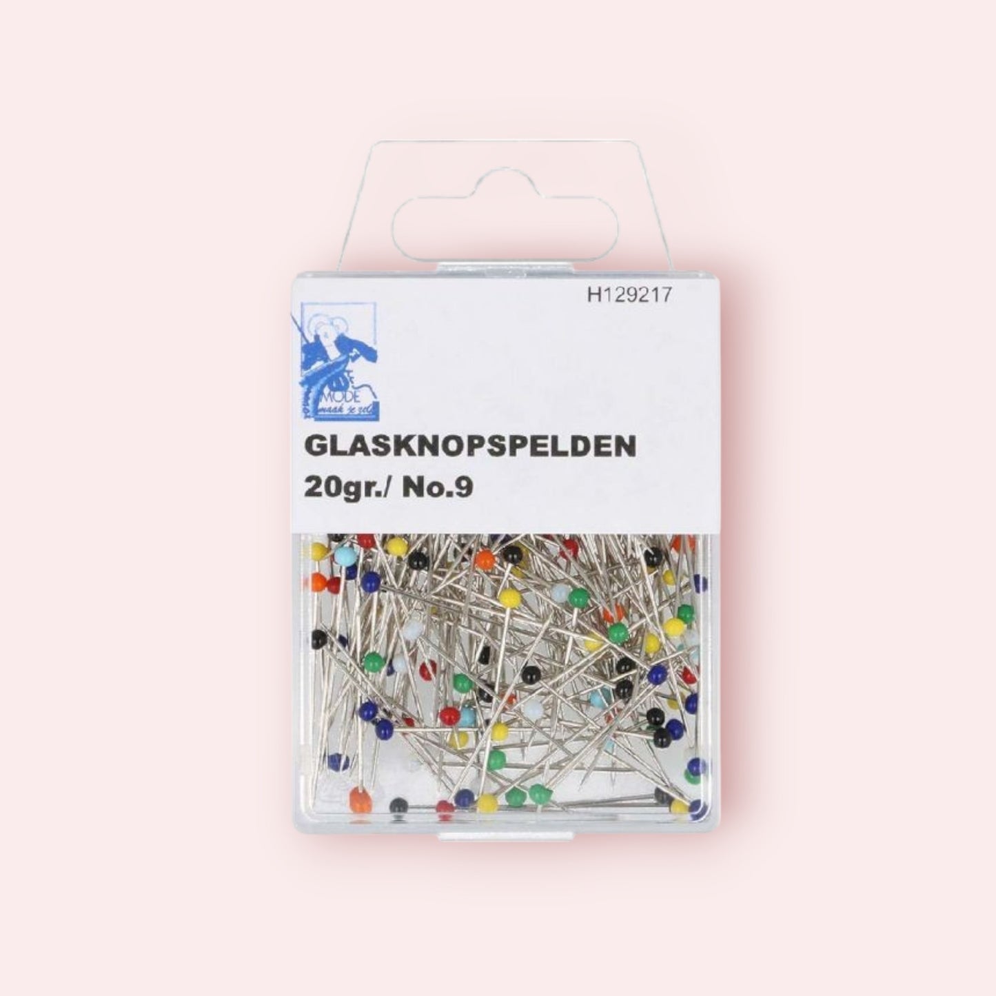 Glaskopspelden nr 9 - 20 gram