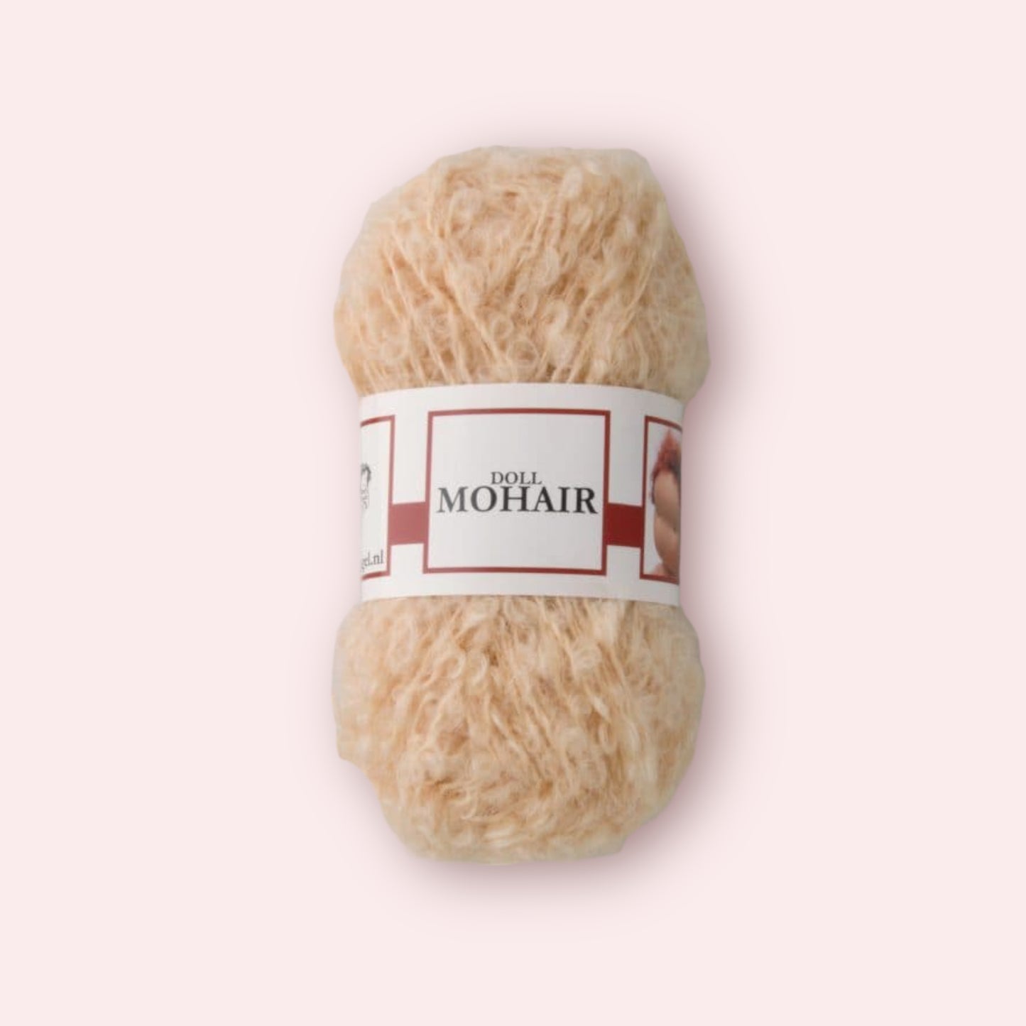 Mohair Bouclé garen - Goudblond - 50 gram