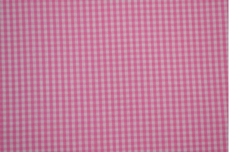 Katoen roze ruit 2,5 mm - 150 cm breed