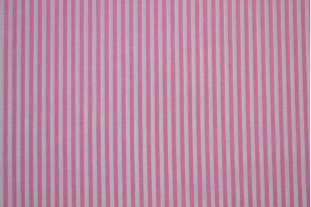 Katoen roze streep 2,5 mm - 150 cm breed