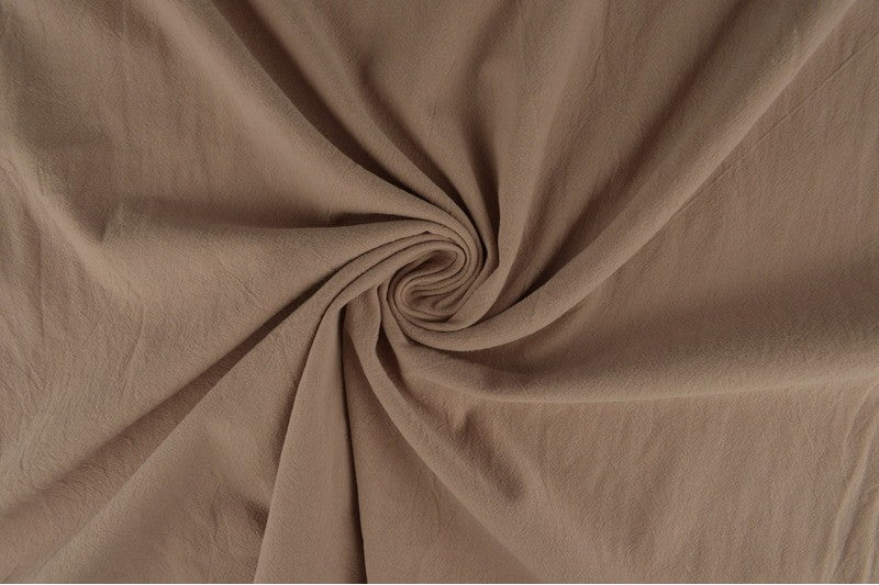 Gewassen katoen - oud roze - 140 cm breed