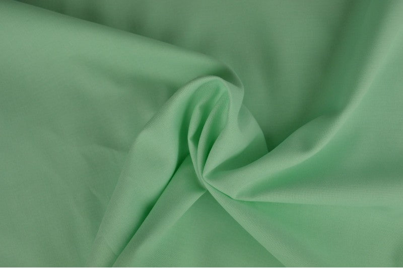 Katoen poplin - 100% katoen - Licht mint