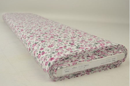 Katoen poplin print - 100% katoen - Roosje