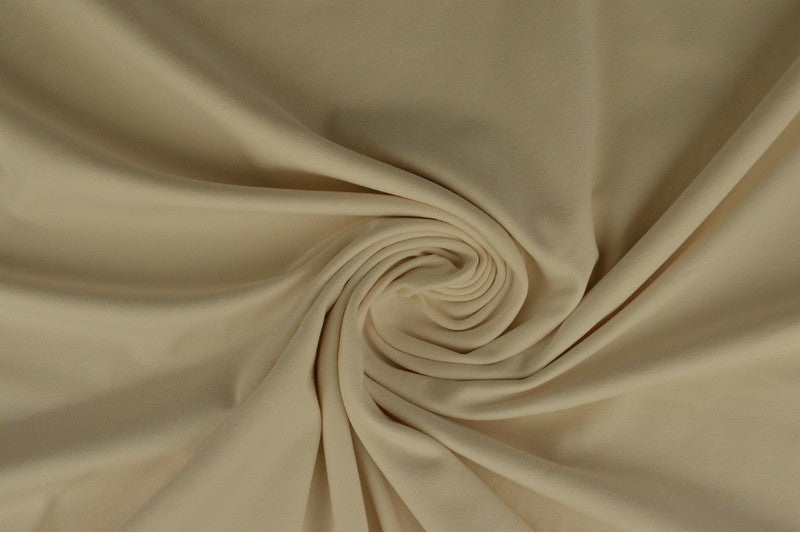 Katoen Jersey / tricot - Champagne