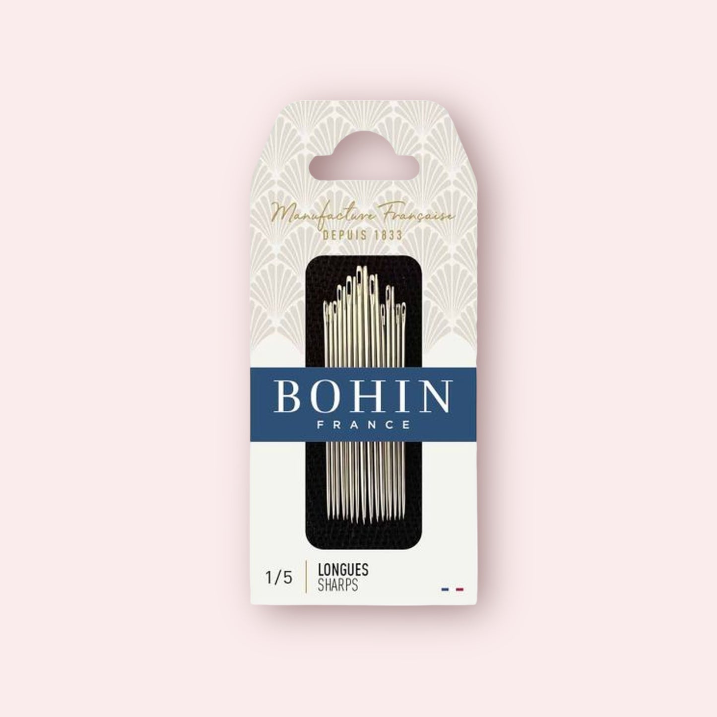 Bohin naainaalden Sharps nr. 1-5 - 16 stuks