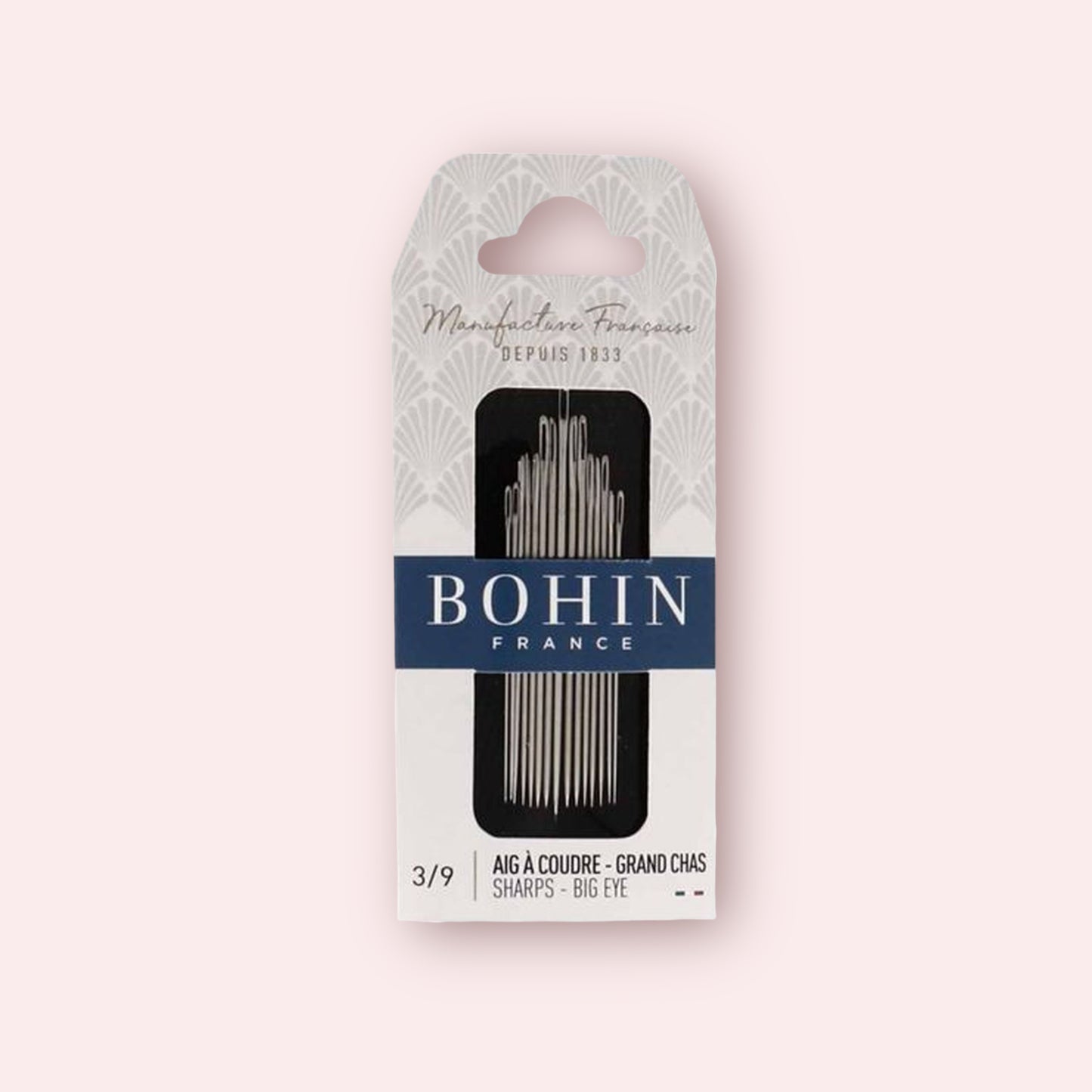 Bohin naainaalden Sharps - groot oog - nr. 3-9 - 15 stuks