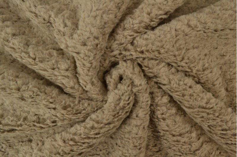 Teddy Curly FurTaupe
