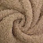 Teddy Curly Fur Licht bruin