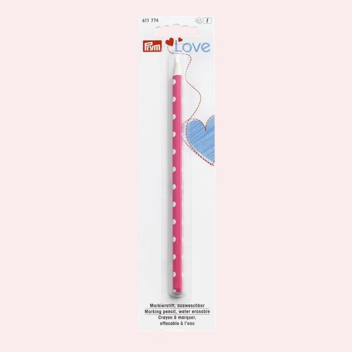 Prym Love markeerpotlood uitwasbaar - witte stift