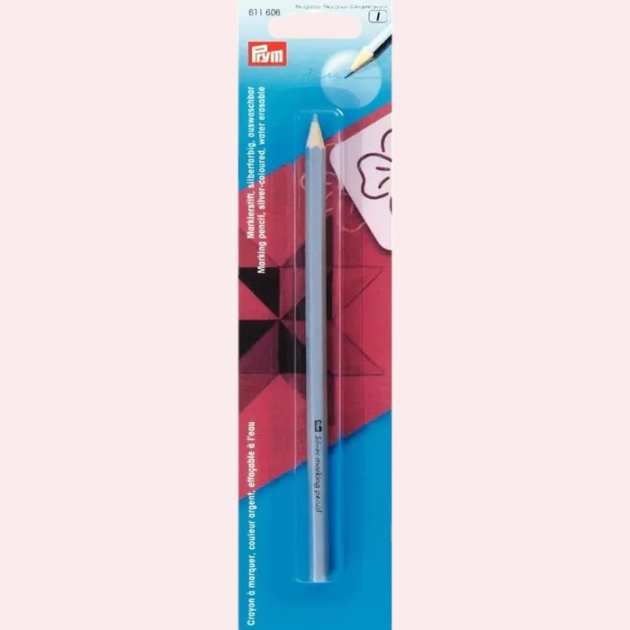 Prym Markeerstift uitwasbaar - zilveren stift