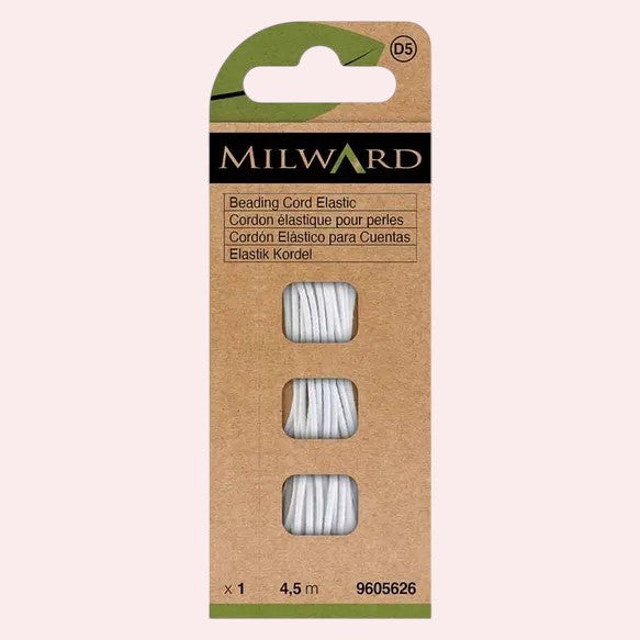 Milward Rijgelastiek - 1,3mm - 4,5 m - wit