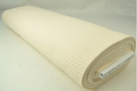 Wafelkatoen / Wafelstof - 150 cm breed - Champagne