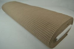 Wafelkatoen - 150 cm breed - Taupe