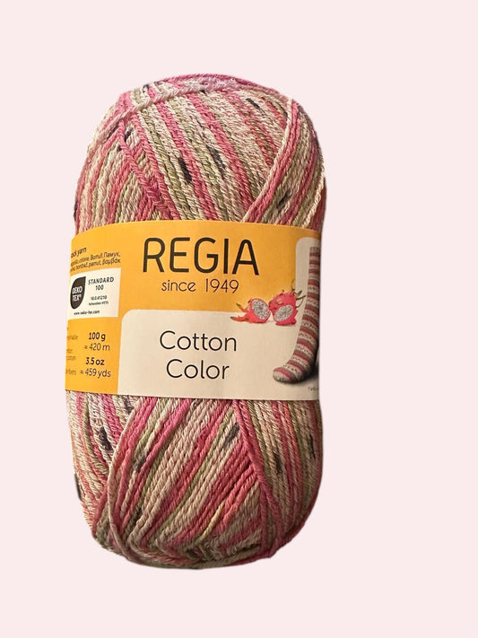 Regia Cotton Color - 100 gram - kleur 2419