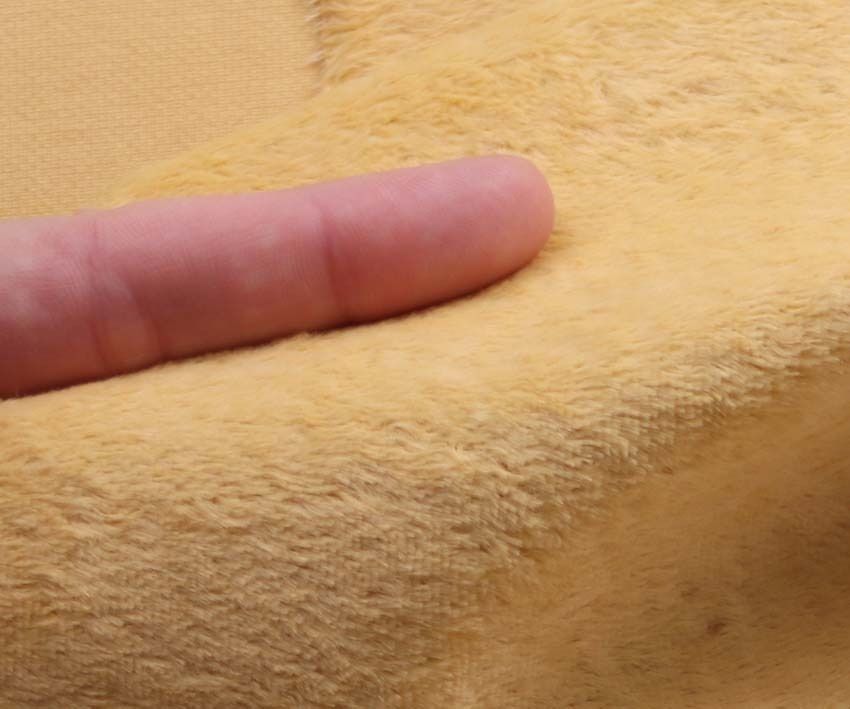 NEW Viscose - dicht - recht - ca 6mm pool - zwart (190-4086)