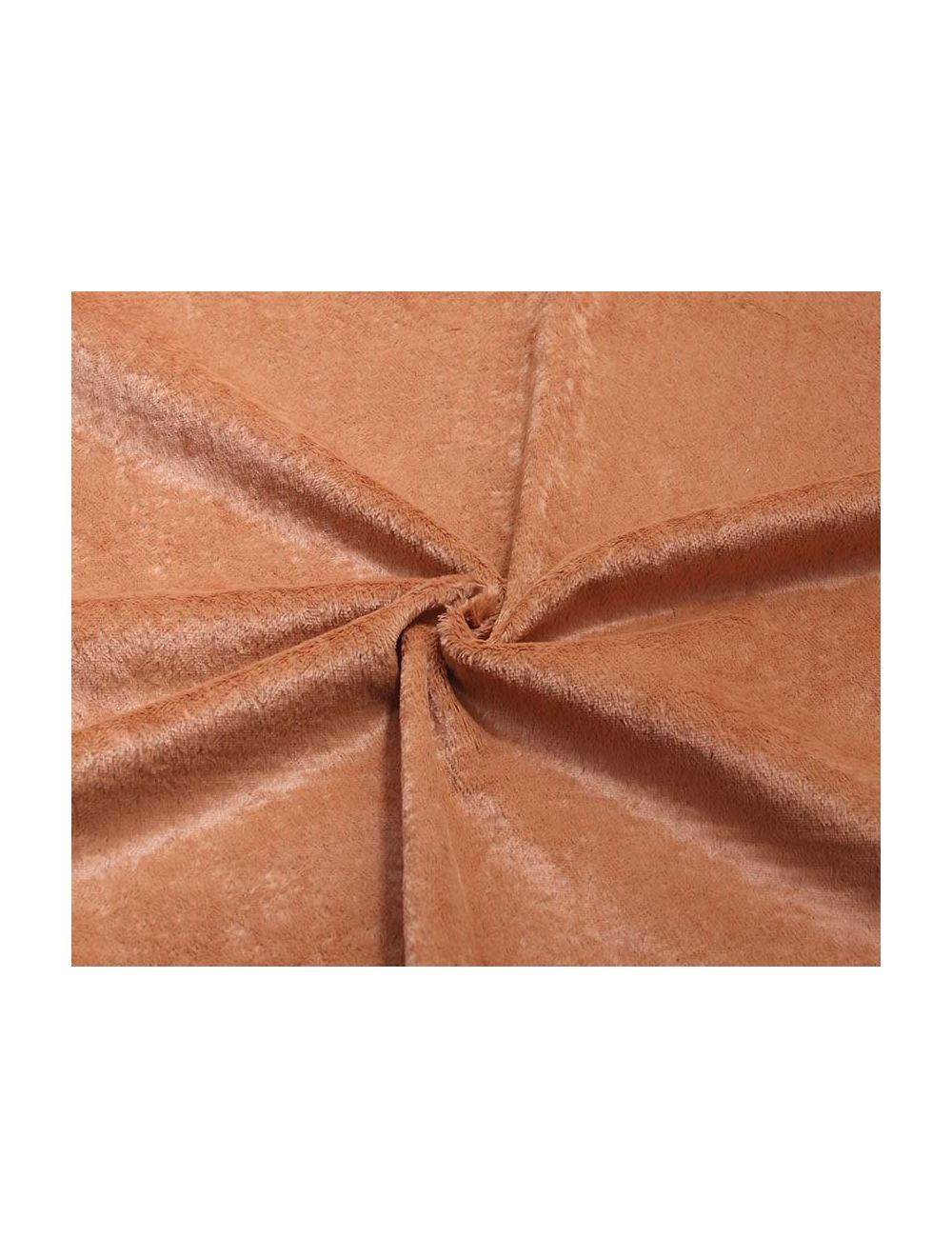 Viscose - dicht - recht - ca 6mm pool - 140cm breed - caramel (190-4094)