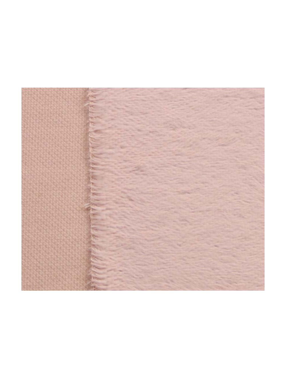 Viscose - dicht - recht - ca 6mm pool - 140cm breed - licht oudroze/creme  (190-4095)