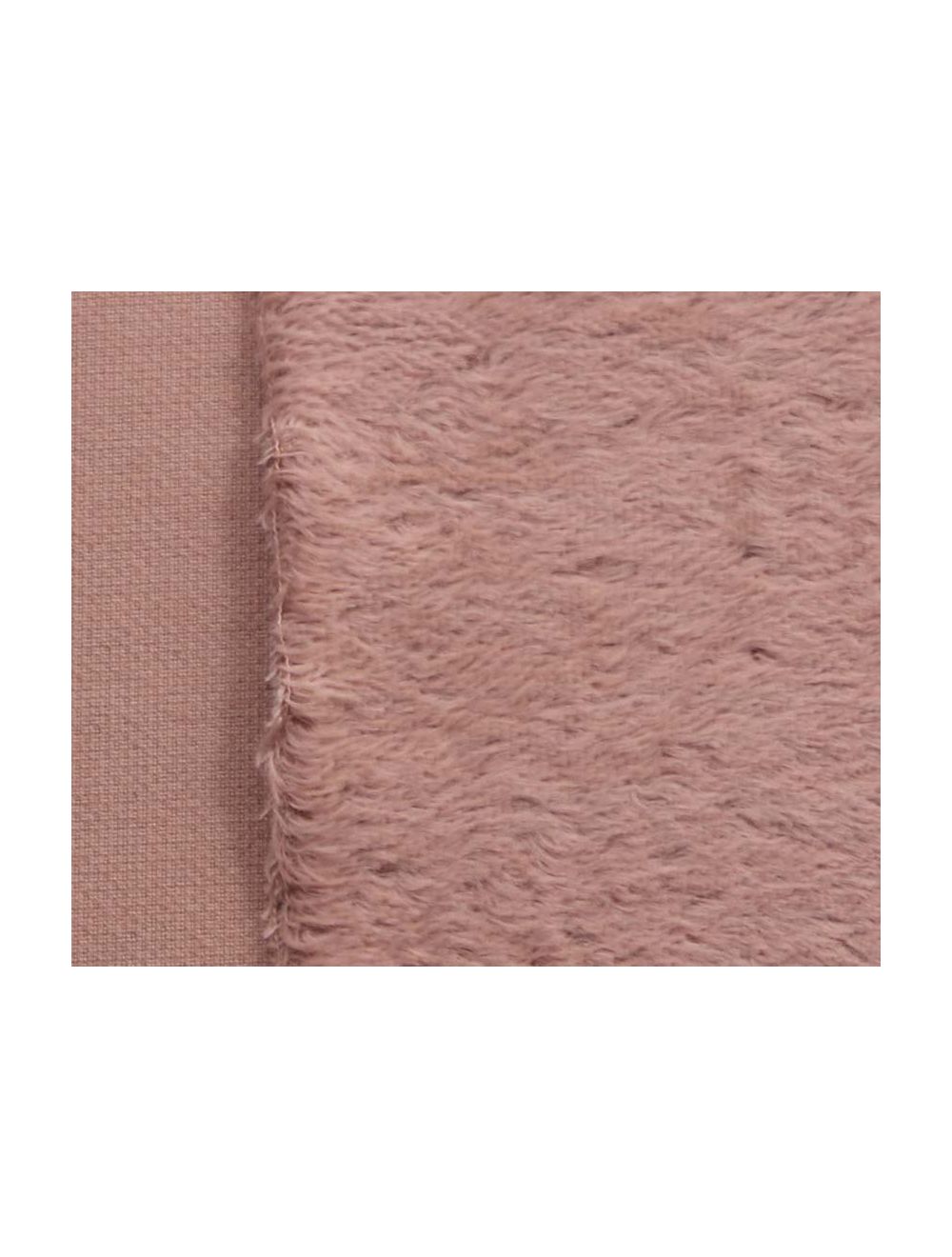 Viscose - dicht - recht - ca 6mm pool - 140cm breed - oudroze (190-4097)