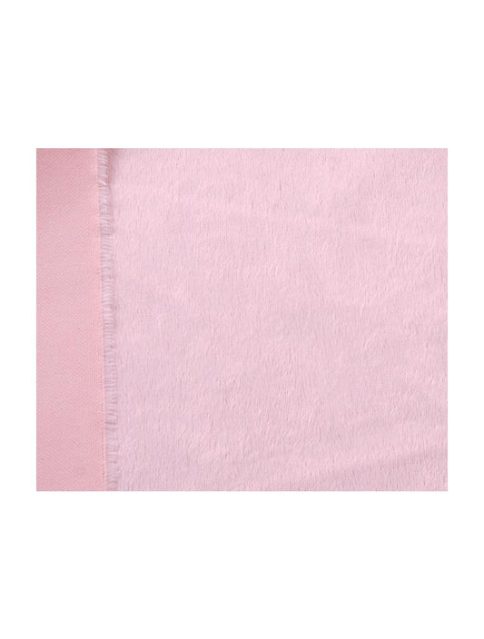 Viscose - dicht - recht - ca 6mm pool - 140cm breed - babyroze (190-904)