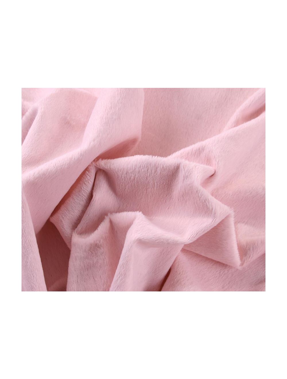 Viscose - dicht - recht - ca 6mm pool - 140cm breed - babyroze (190-904)