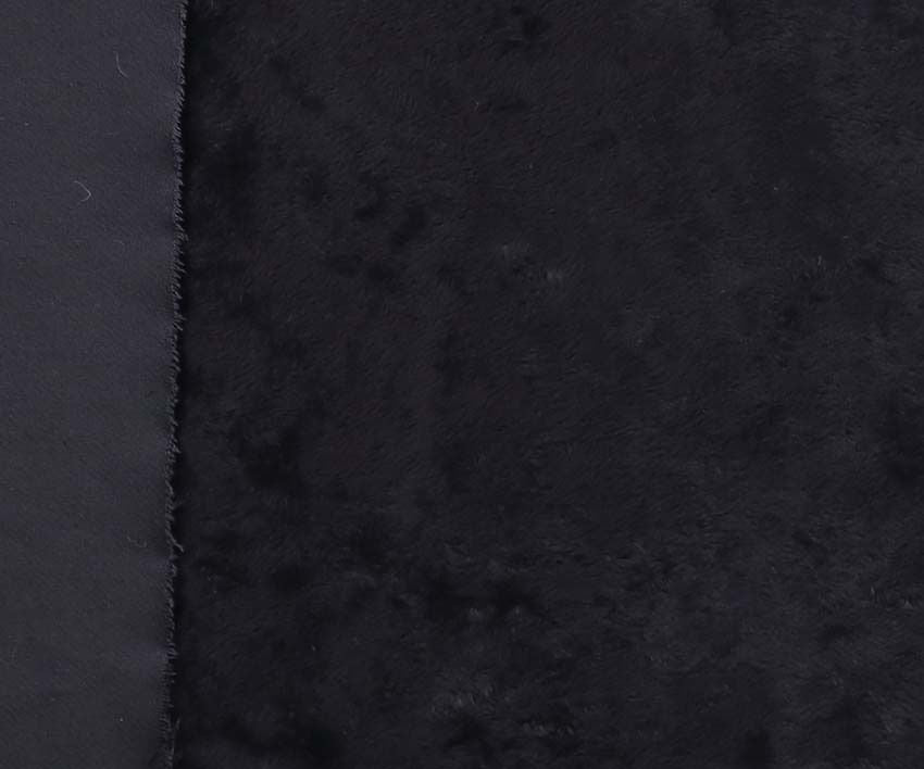 NEW Viscose - dicht - recht - ca 6mm pool - zwart (190-910)