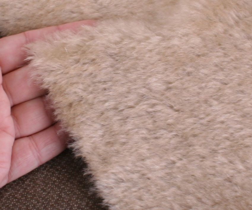 Nieuw! Mohair - Dicht recht - ca 16mm pool (S223S-1608)