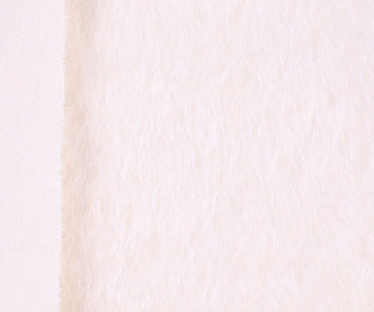 Mohair - middeldicht - ca 25 mm pool - 140 cm breed - wit (226-150)