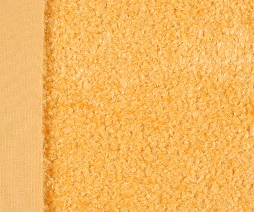 Viscose - middeldicht - gekruld - ca 7mm pool - antiek geel (4075)