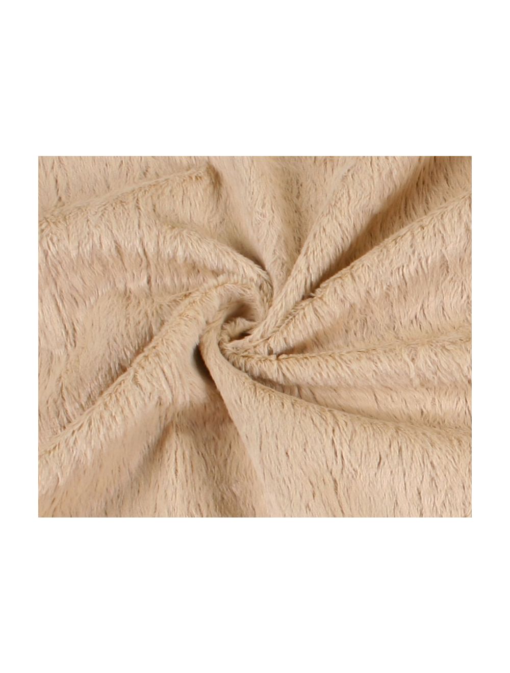 Viscose - middeldicht - recht - ca 6mm pool - 140cm breed - camel (4090)