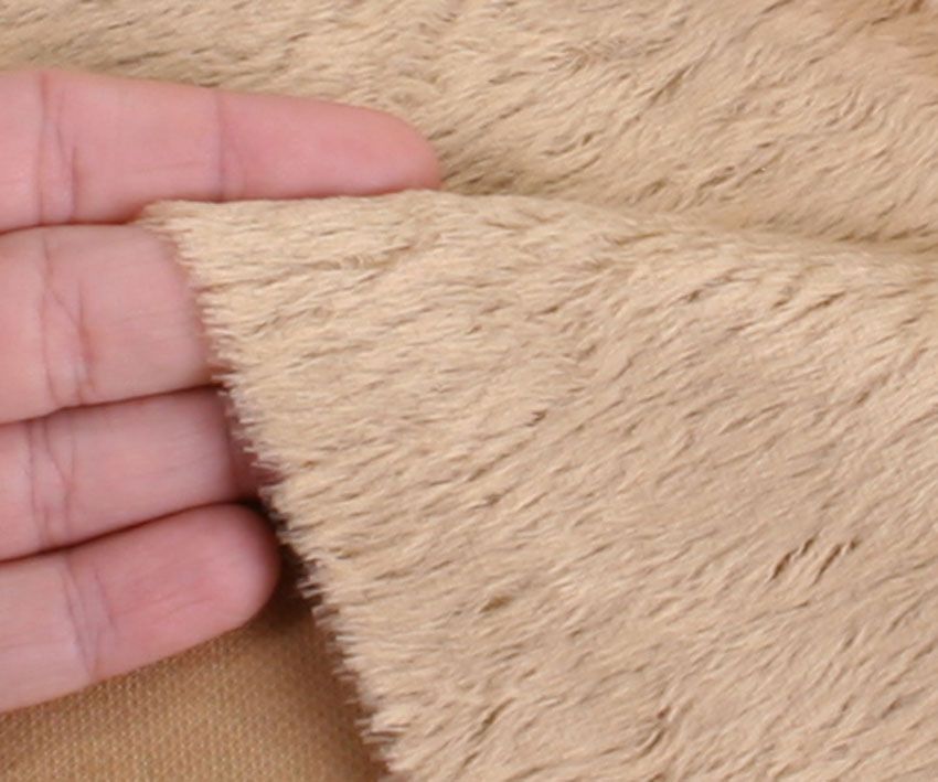 Viscose - middeldicht - recht - ca 6mm pool - camel (4090)