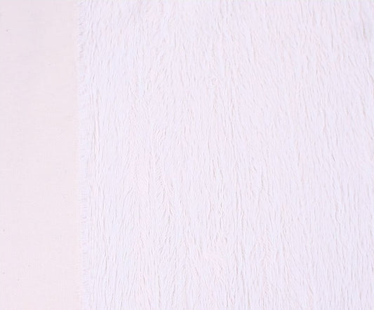 Viscose - middeldicht - recht - ca 6mm pool - 140cm breed - wit (4091)