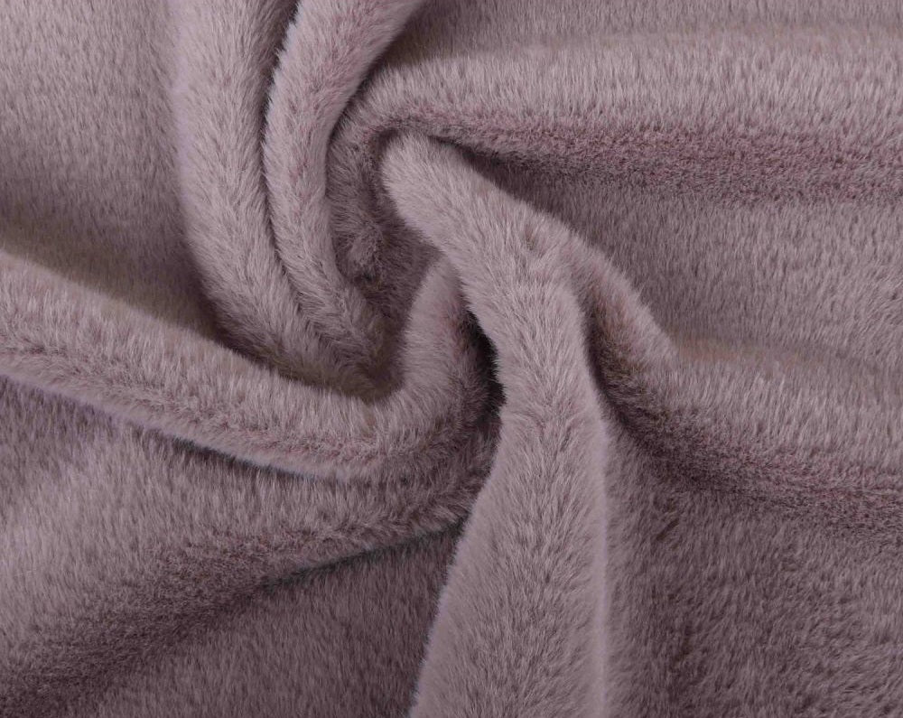 Superzachte synthetische stof met 10mm pool - muisgrijs (410-010)