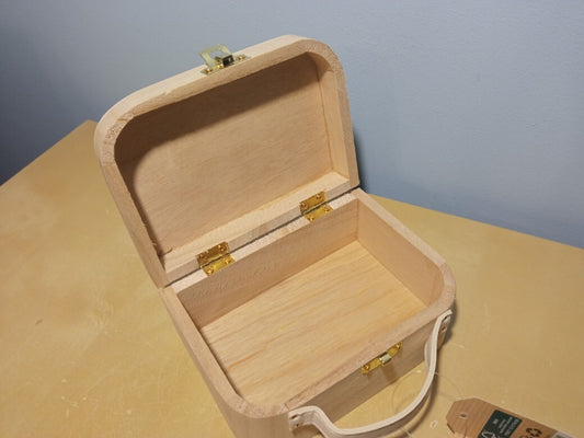Houten koffertje