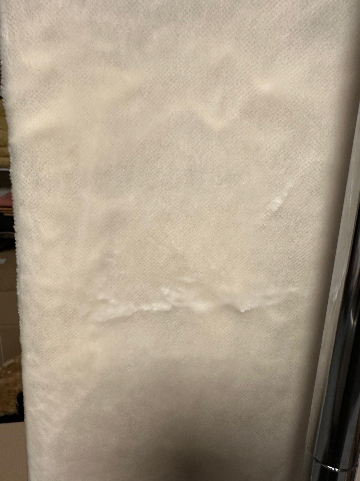 Vintage Velours met geweven rug - Wit - EV2025-4