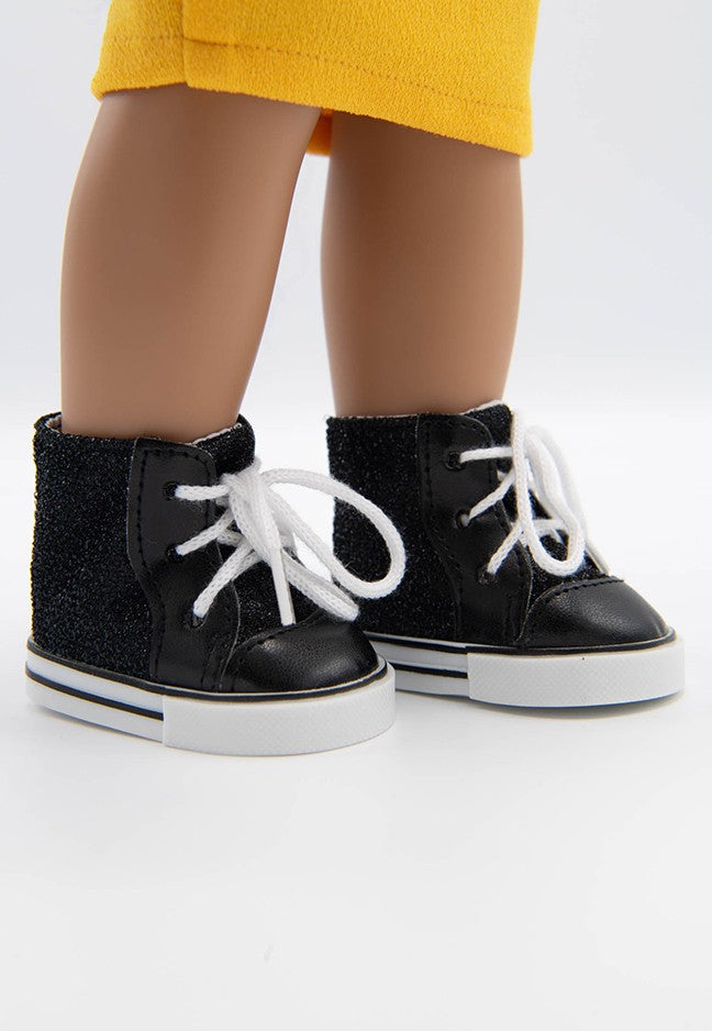 I'm A Girly poppenschoen - sneaker halfhoog - pop maat 43-46 cm - baby born