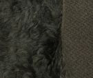 Mohair - Dicht gekruld - ca 27mm pool - lap 25x70cm - zwart - LOMS-40