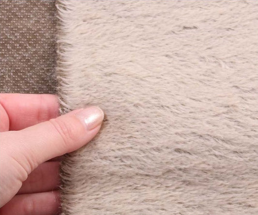 Mohair - Middeldicht recht - ca 12mm pool - 140cm breed - NOV24-1 - groen/bruin