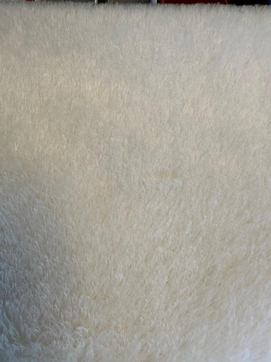 Mohair - Middeldicht recht - ca 12mm pool - 140cm breed - NOV24-9 - wit