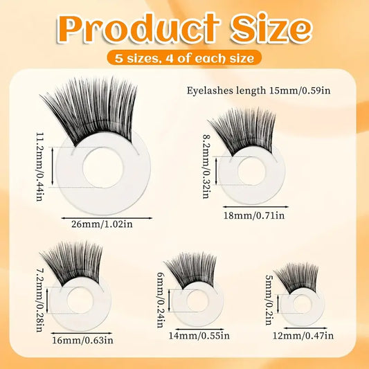 Wimpers voor (veiligheids-) ogen - per paar